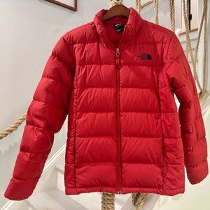 North Face Men's Puffer Jacket (Small) Red